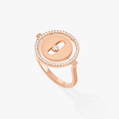 [⭐Hinora Jewelry]Demo MOVE PINK GOLD DIAMOND RING