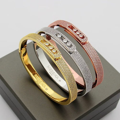 [⭐Hinora Jewelry]Move Noa Full Pavé Diamond Bangle Bracelet