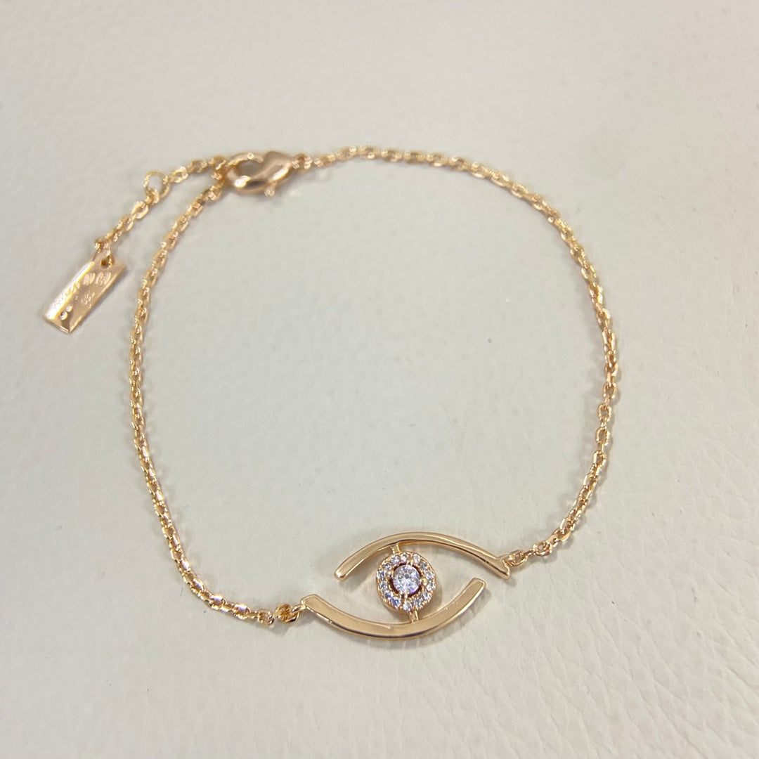 [⭐Hinora Jewelry]Demo Eye Pave-Set Diamond Bracelet