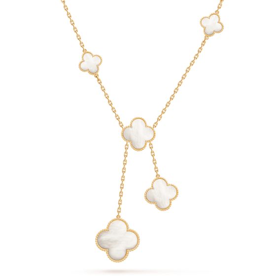 [⭐Hinora Jewelry]CLOVER MOTHER OF PEARL NECKLACE 6 MOTIF