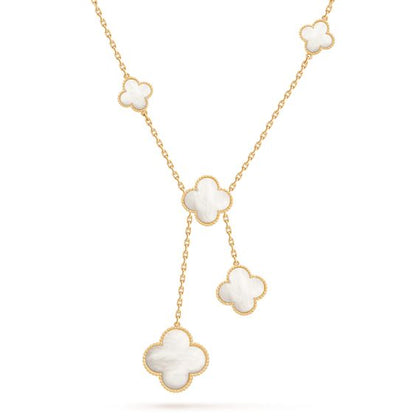 [⭐Hinora Jewelry]CLOVER MOTHER OF PEARL NECKLACE 6 MOTIF