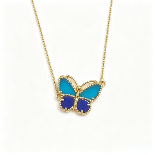 [⭐Hinora Jewelry]  2026 NEW LUCKY BUTTERFLY 1 MOTIFS NECKLACE