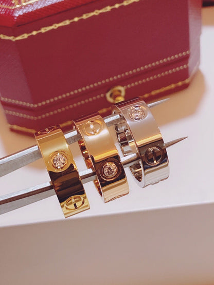 [⭐Hinora Jewelry]Three-Diamond Ring