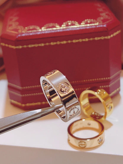[⭐Hinora Jewelry]Three-Diamond Ring