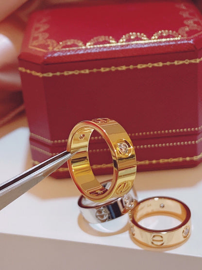 [⭐Hinora Jewelry]Three-Diamond Ring