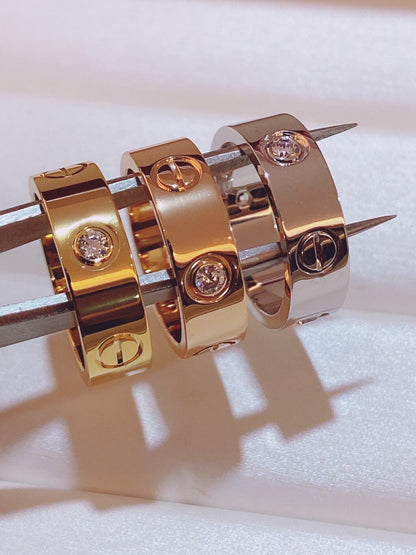 [⭐Hinora Jewelry]Three-Diamond Ring