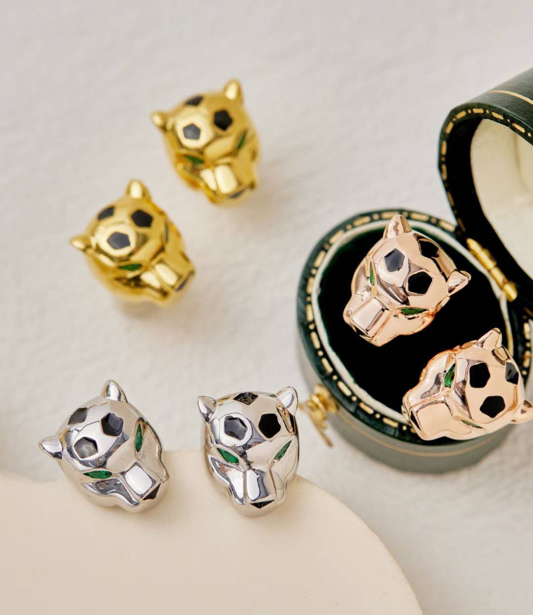 [⭐Hinora Jewelry]CHRRTAH-PRINT STUD EARRINGS, THREE COLORS