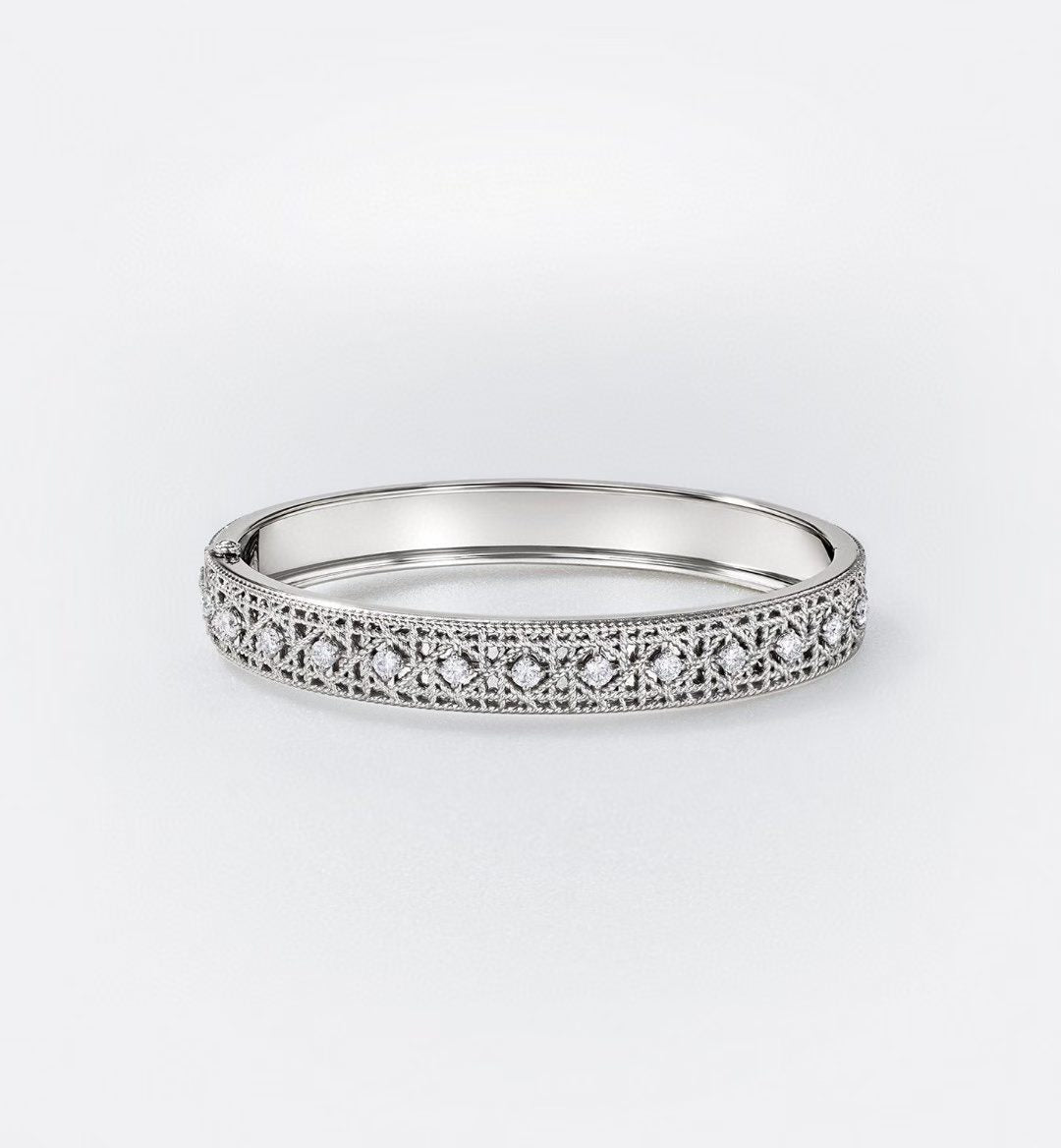 [⭐Hinora Jewelry]2026 WOVEN-PATTERN BRACELET SET WITH FULL DIAMOND INLAY THREE-COLORS