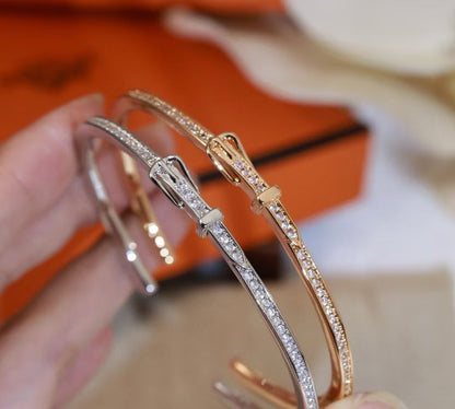 [⭐Hinora Jewelry]DIAMOND-ENCRUSTED BRACELET THREE COLORS