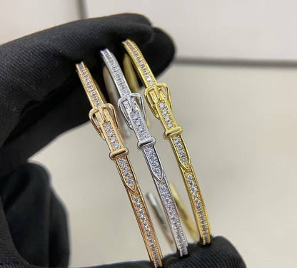 [⭐Hinora Jewelry]DIAMOND-ENCRUSTED BRACELET THREE COLORS