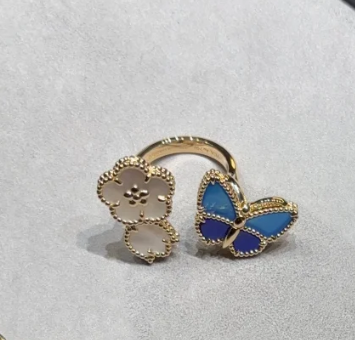 [⭐Hinora Jewelry]2026 NEW TWIN BUTTERFLY LUCKY RING