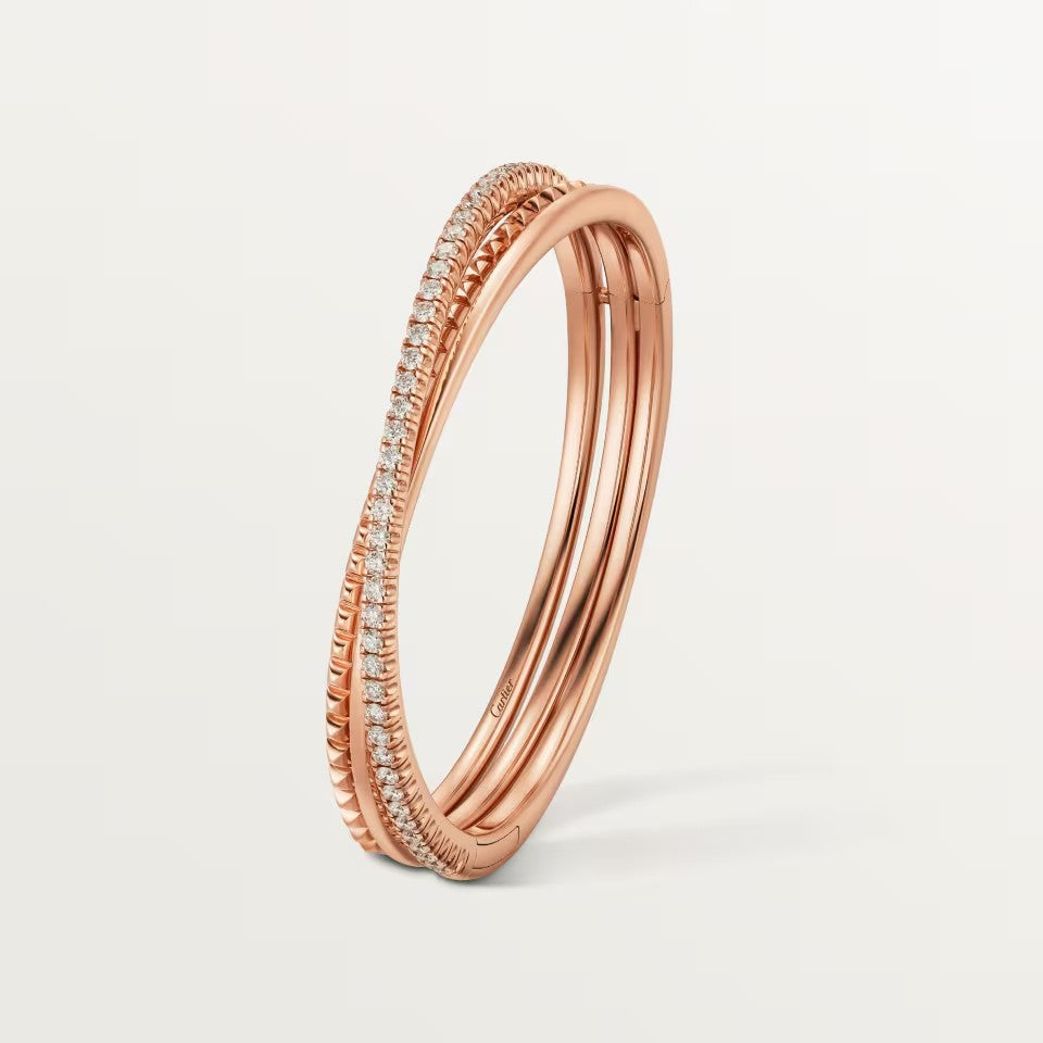 [⭐Hinora Jewelry]ETINCELLE HALF-PAVED DIAMOND BRACELET