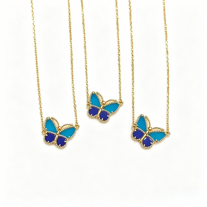 [⭐Hinora Jewelry]  2026 NEW LUCKY BUTTERFLY 1 MOTIFS NECKLACE