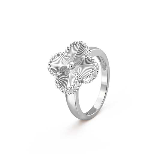 [⭐Hinora Jewelry]CLOVER SILVER RING