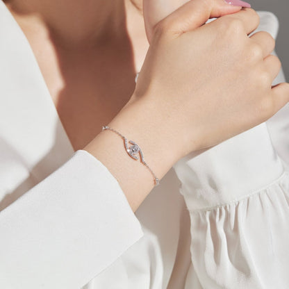 [⭐Hinora Jewelry]Demo Eye Pave-Set Diamond Bracelet