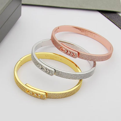 [⭐Hinora Jewelry]Move Noa Full Pavé Diamond Bangle Bracelet