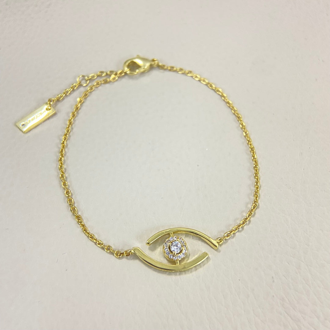 [⭐Hinora Jewelry]Demo Eye Pave-Set Diamond Bracelet