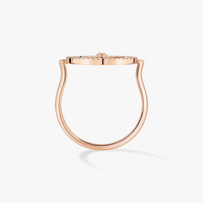 [⭐Hinora Jewelry]Demo MOVE PINK GOLD DIAMOND RING