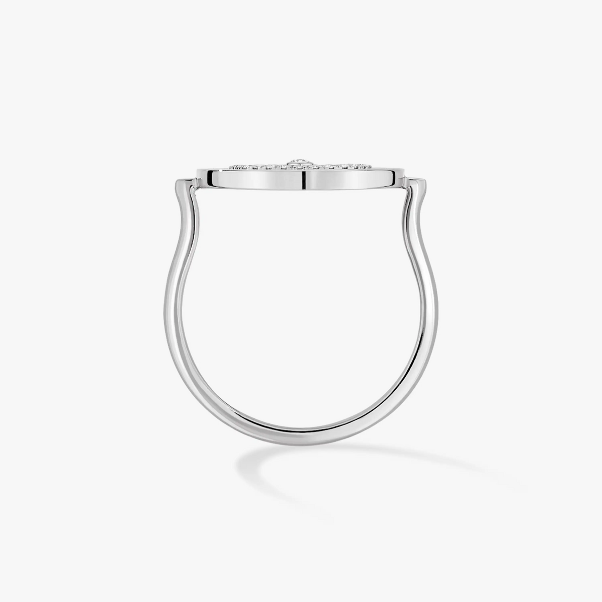 [⭐Hinora Jewelry]Demo MOVE PAVED SILVER DIAMOND RING