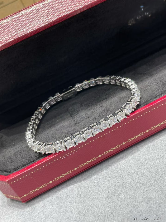 [⭐Hinora Jewelry jewelrys]TENNIS BRACELET WITH FULL DIAMOND SETTING