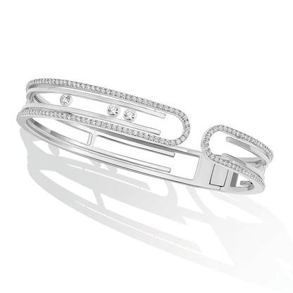 [⭐Hinora Jewelry]MOVE 10TH PAVED DIAMOND BRACELET