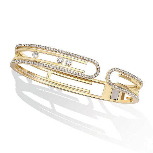 [⭐Hinora Jewelry]MOVE 10TH PAVED DIAMOND BRACELET
