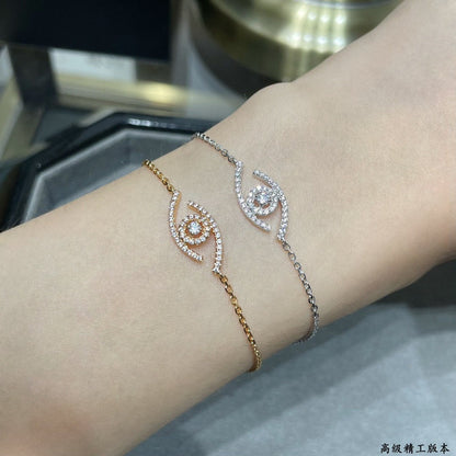 [⭐Hinora Jewelry]Demo Eye Pave-Set Diamond Bracelet