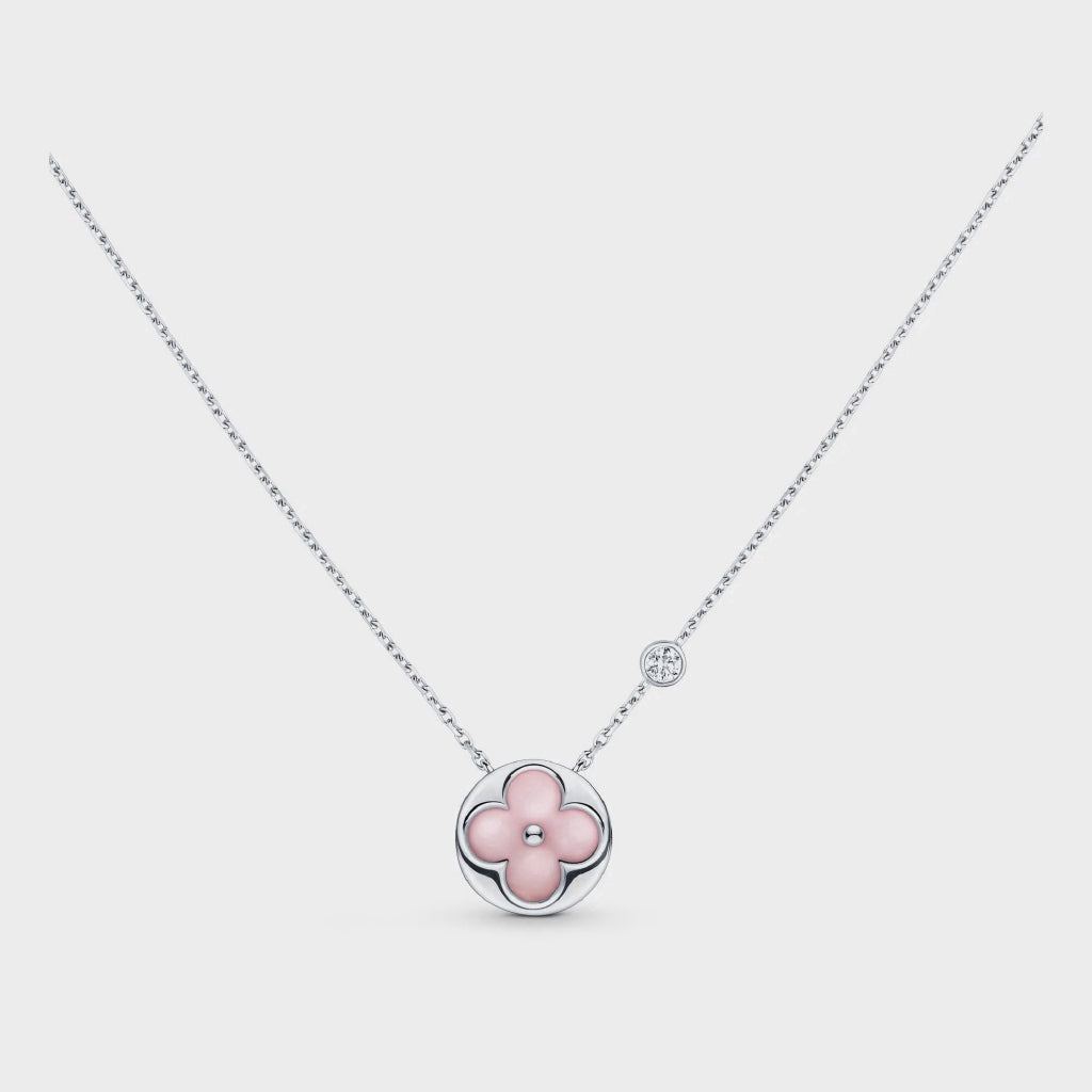 [⭐Hinora Jewelry]SUN MOTIF PINK MOP SILVER BRACELET