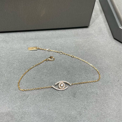 [⭐Hinora Jewelry]Demo Eye Pave-Set Diamond Bracelet