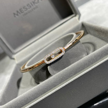 [⭐Hinora Jewelry]Move Uno pavé flex bangle medium