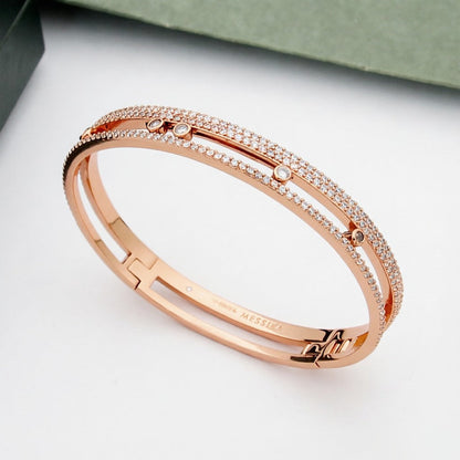 [⭐Hinora Jewelry]Move Romane pavé bangle