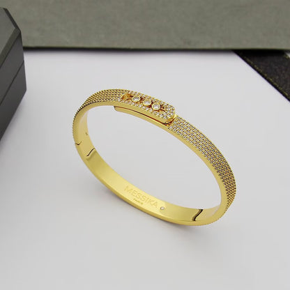 [⭐Hinora Jewelry]Move Noa Full Pavé Diamond Bangle Bracelet