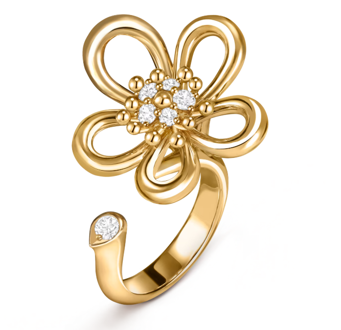 [⭐Hinora Jewelry]Flowerlace Between the Finger