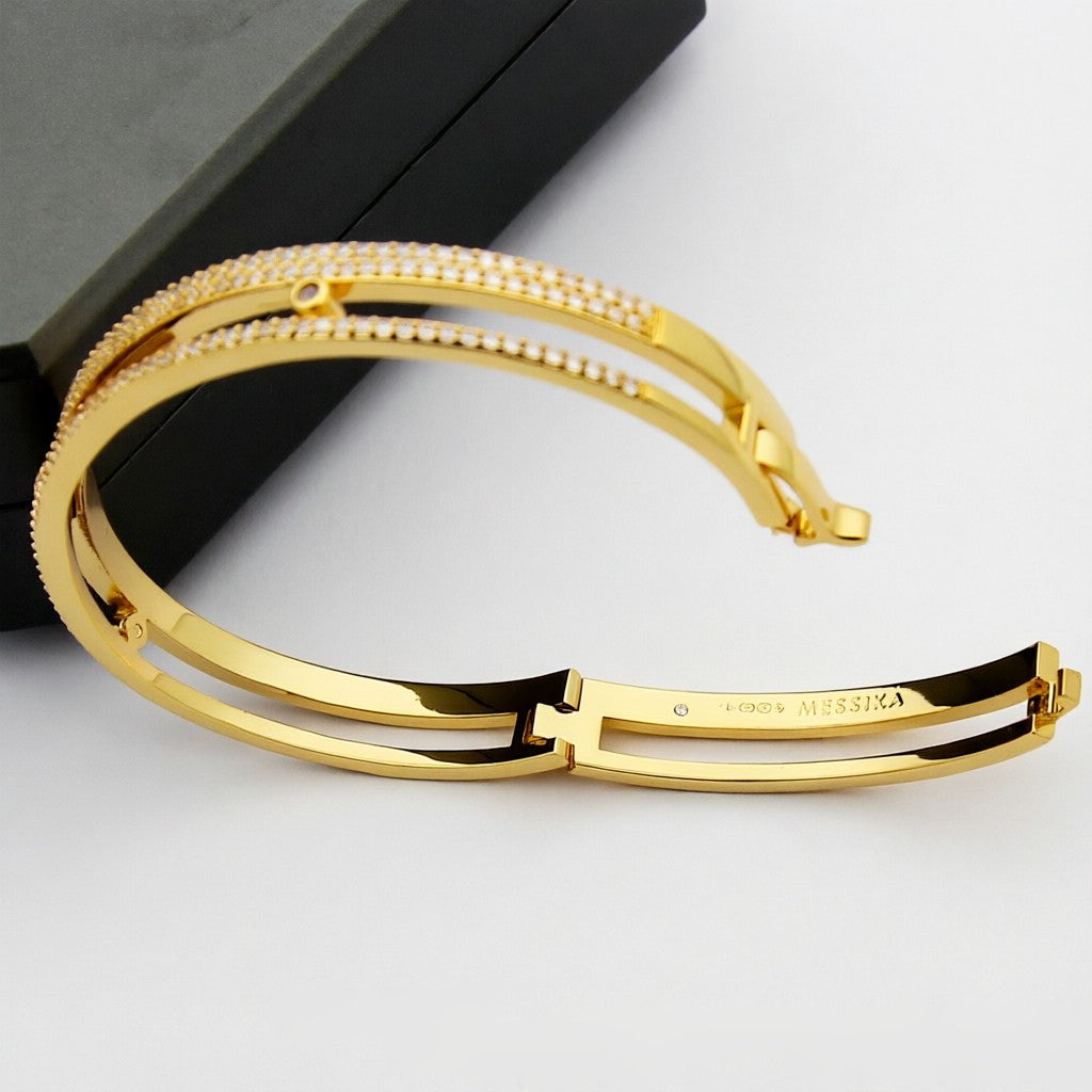 [⭐Hinora Jewelry]Move Romane pavé bangle