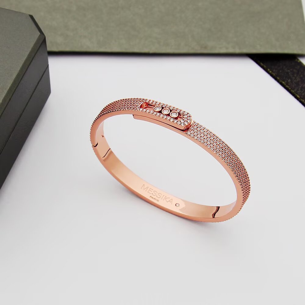 [⭐Hinora Jewelry]Move Noa Full Pavé Diamond Bangle Bracelet