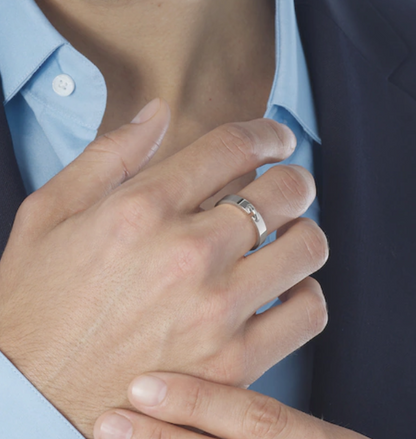 [⭐Hinora Jewelry]ALLIANCE LIENS VIDENCE 4MM RING