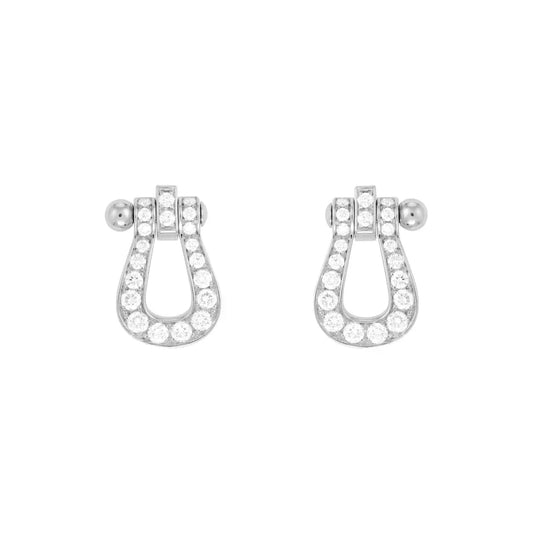 [⭐Hinora Jewelry]FORCE 10 FULL DIAMOND STUD EARRINGS MINI MODEL