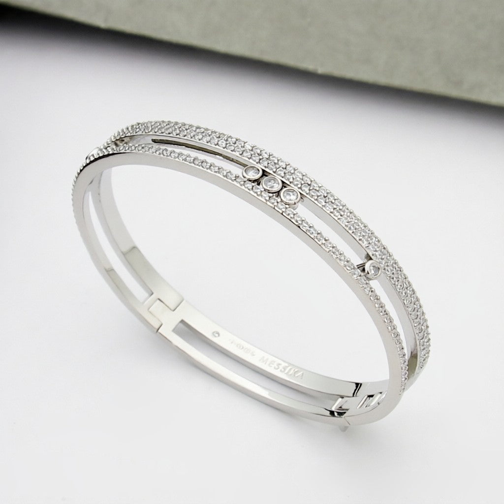 [⭐Hinora Jewelry]Move Romane pavé bangle
