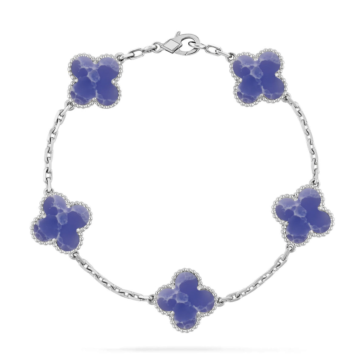 [⭐Hinora Jewelry]CLOVER 5 MOTIF BLUE VEINS BRACELET COLLECTION