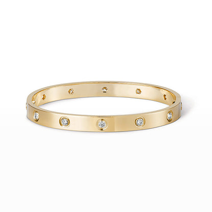 [⭐Hinora Jewelry]LOVE BRACELET 6.1MM 10 DIAMONDS