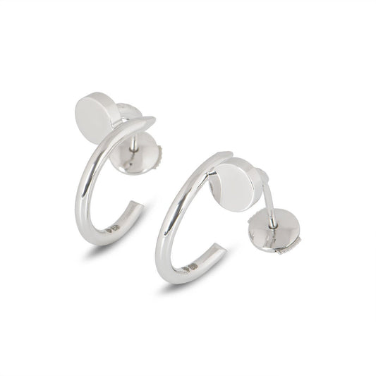 [⭐Hinora Jewelry]JUSTE EARRINGS SILVER