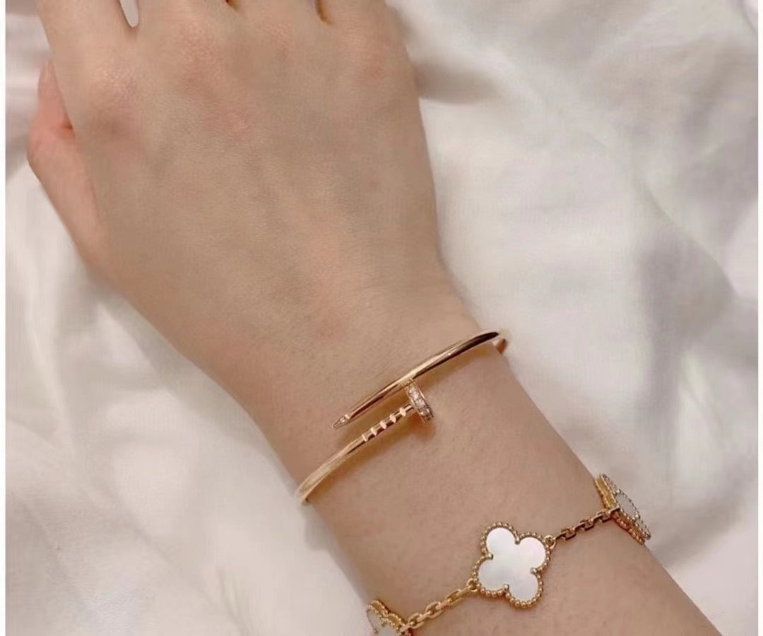 [⭐Hinora Jewelry]JUSTE BRACELET 2.5MM DIAMONDS