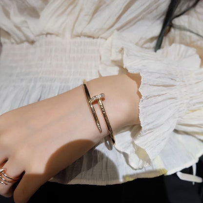 [⭐Hinora Jewelry]JUSTE BRACELET 3.5MM DIAMONDS