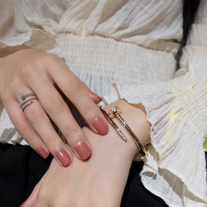 [⭐Hinora Jewelry]JUSTE BRACELET 3.5MM DIAMONDS