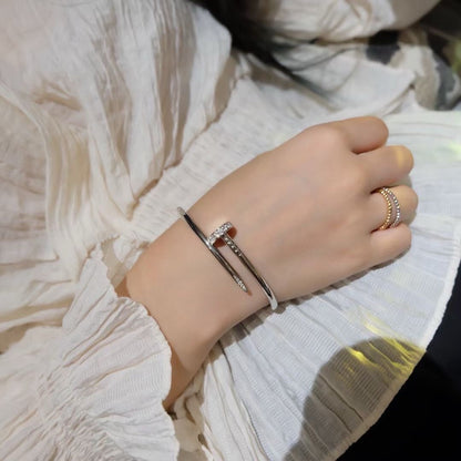[⭐Hinora Jewelry]JUSTE BRACELET 3.5MM DIAMONDS