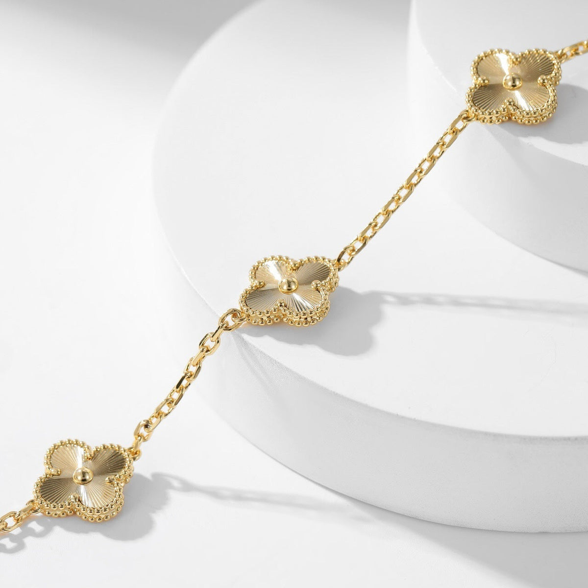 [⭐Hinora Jewelry]CLOVER 10 MOTIFS LASER NECKLACE