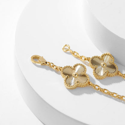 [⭐Hinora Jewelry]CLOVER 10 MOTIFS LASER NECKLACE
