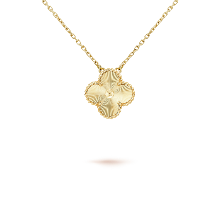 [⭐Hinora Jewelry]CLOVER 15MM LASER NECKLACE