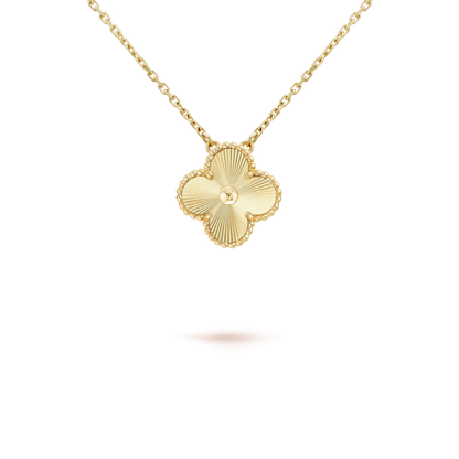 [⭐Hinora Jewelry]CLOVER 15MM LASER NECKLACE