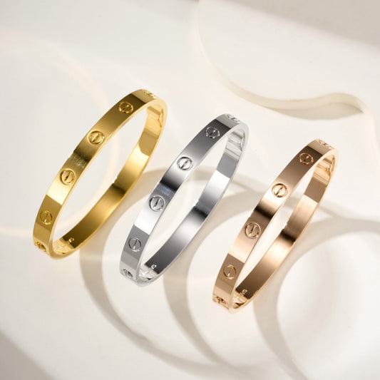 [⭐Hinora Jewelry]LOVE BRACELET 6.1MM NO DIAMONDS